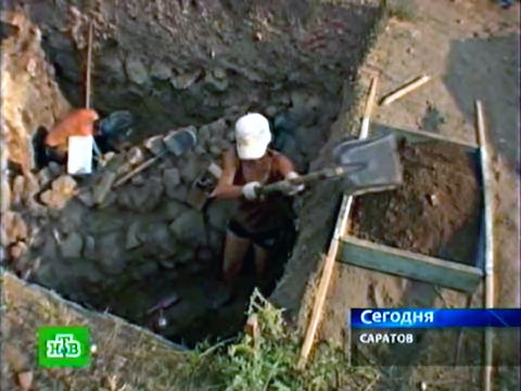 Видеоновость: Город Золотой Орды нашли в огороде