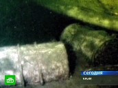 Бочки с ипритом на дне морском