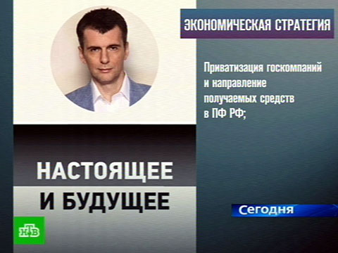 Видеоновость: Прохоров выложил в сеть свое «Настоящее и будущее»