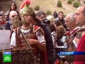 Римская полиция сражается с легионерами за налоги