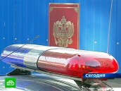 На МКАД загорелся грузовик с военными