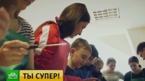 Участникам проекта «Ты супер!» устроили урок рисования 13.04.2017